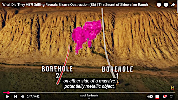 Grafik Tafelberg mit Bohrungen