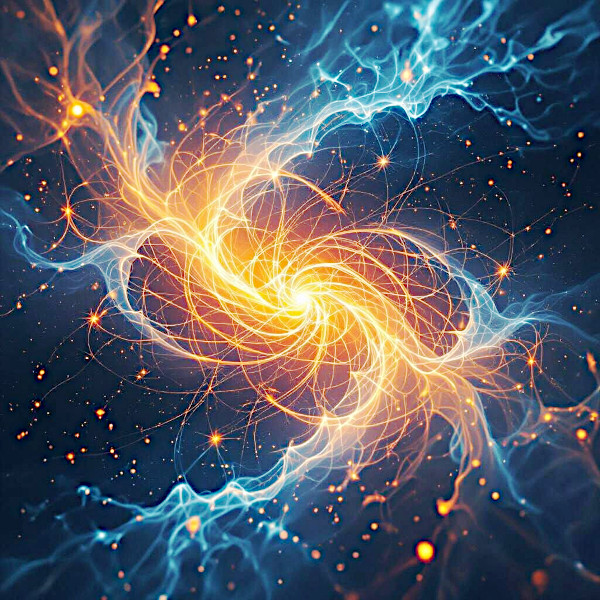 KI-Grafik Lichtgeschwindigkeit ist keine Grenze