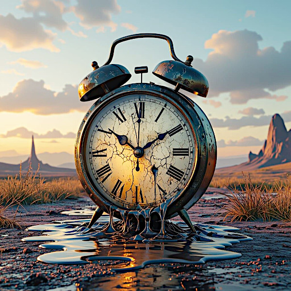 KI-Grafik Uhr
